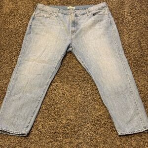 Womens MADEWELL The Perfect Vintage Jean 36 Ankle Light wash Plus Size